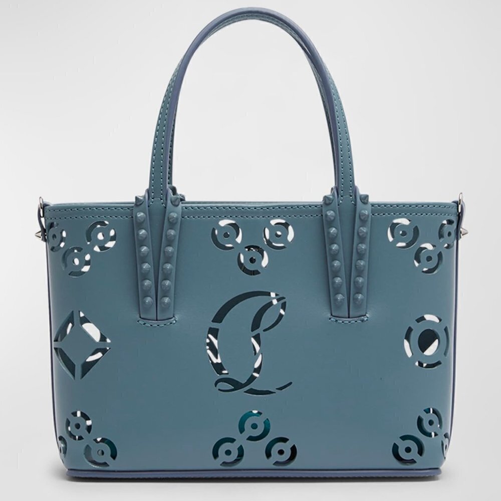 Christian Louboutin Cabata Mini Tote in Loubinthesky Giant Perforated Leather